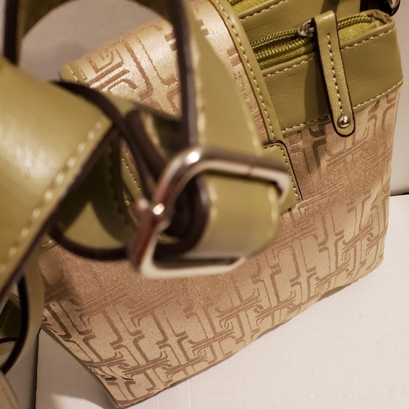 Tignanello Green Crossbody/Organizer - Picture 9 of 11